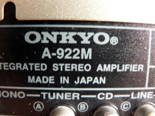 A-922M そうじ修理です。ONKYO: いいひだのブログ