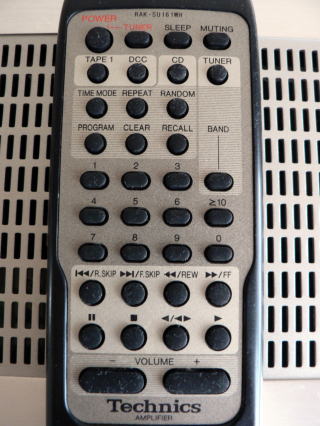 RAK-SU161WH リモコン SU－A70用 Technics: いいひだのブログ